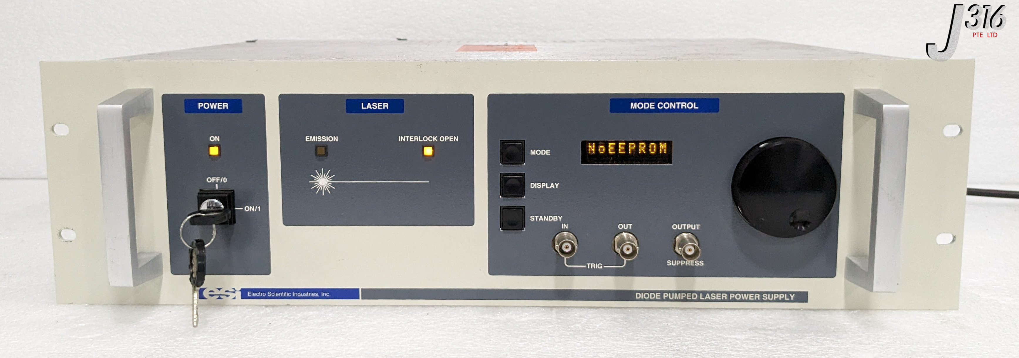 33925 ESI DIODE PUMPED LASER POWER SUPPLY, P/N: 80399 110M-PS | eBay
